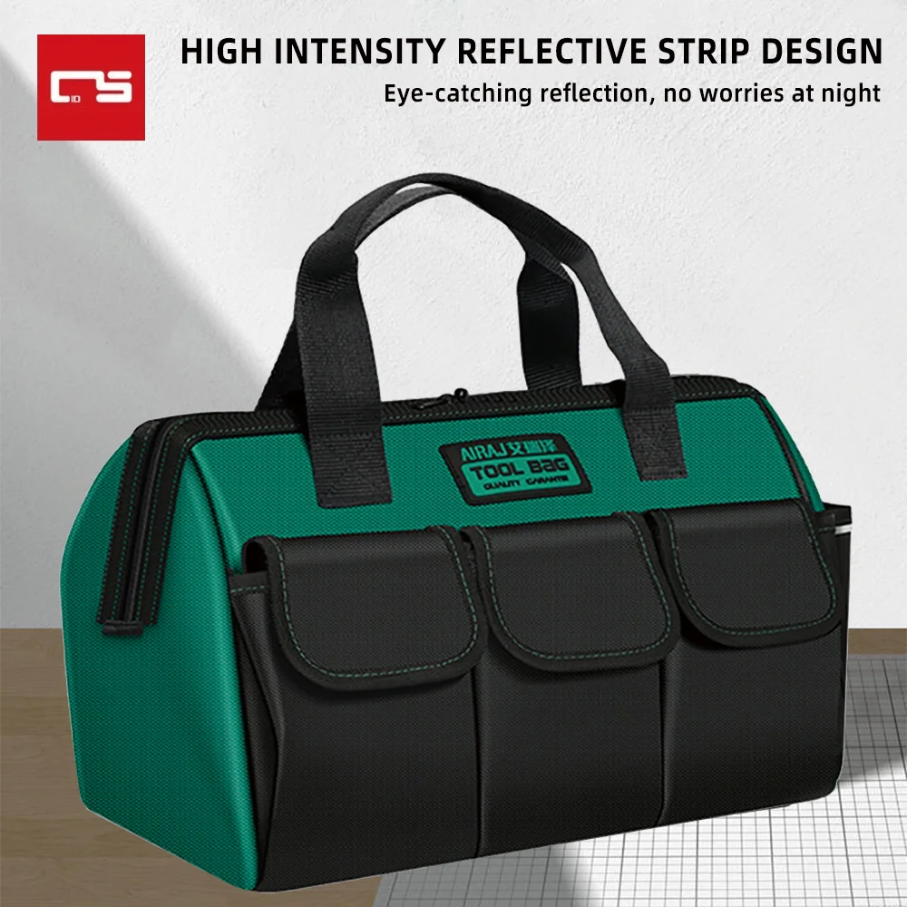 

Multifunctional Tool Bag Waterproof and Durable Electrician Canva Thickened Carpentry Tool Bag Large Maintenance Storage Bag