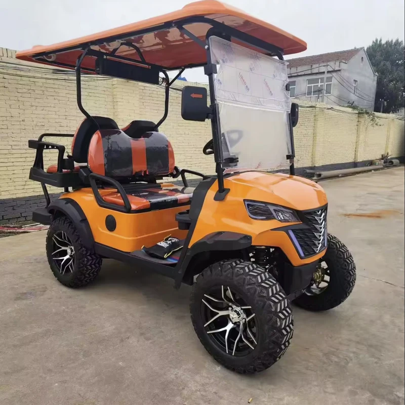 Electric multi-purpose vehicle golf hunting vehicle 2 4-seater off-road golf cart, equipped with 60V lithium battery, high-power