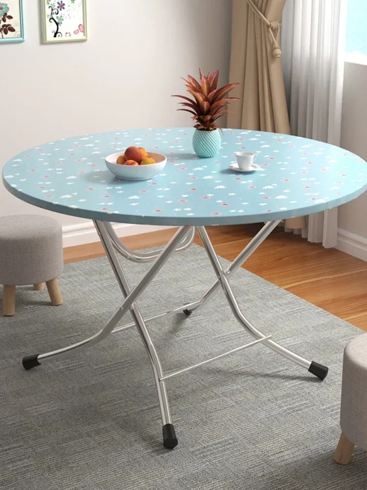 Folding table Family dining table Dormitory  Small apartment Rental simple  Stand Portable table