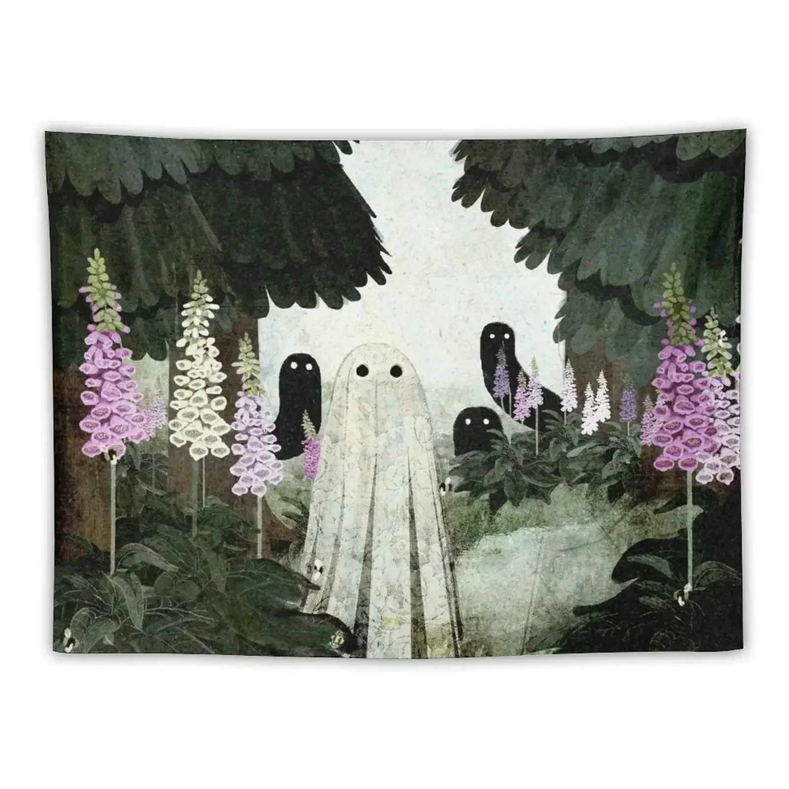 

Foxglove Ghosts Tapestry Nordic Home Decor Decorations For Room On The Wall Room Decor Korean Style Tapestry