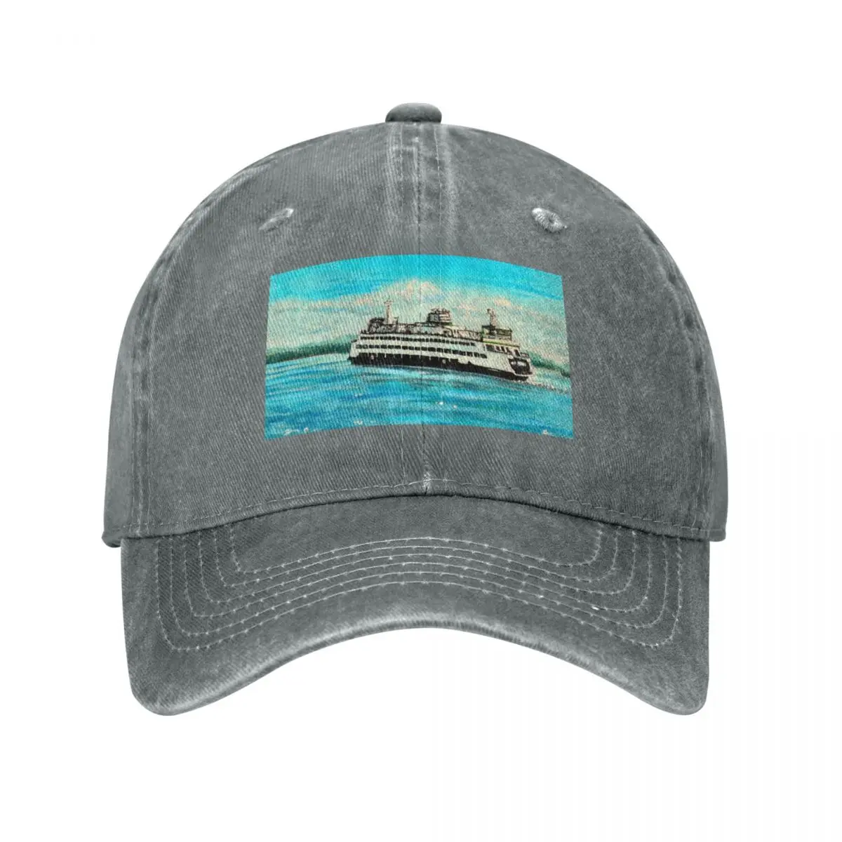 Ferry Painting Baseball Cap Hat Baseball Cap Hat Luxury Brand Beach Outing Icon Women's Beach Outlet Men's