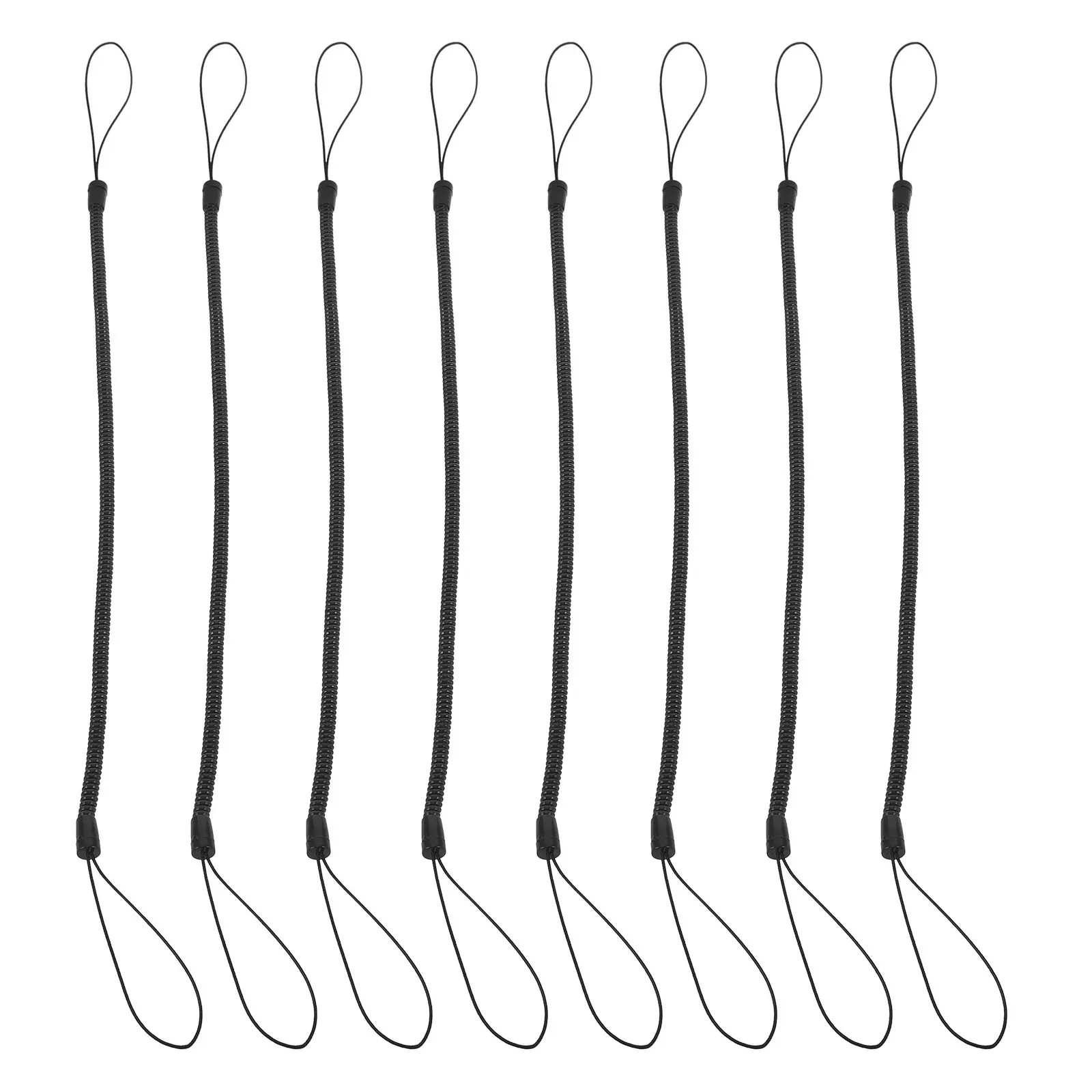 8Pcs Anti-Lost Stylus Lanyard Retractable Spring Cord Pen Tether for Tablet Stylus Touchscreen Pen Drawing Writing Education