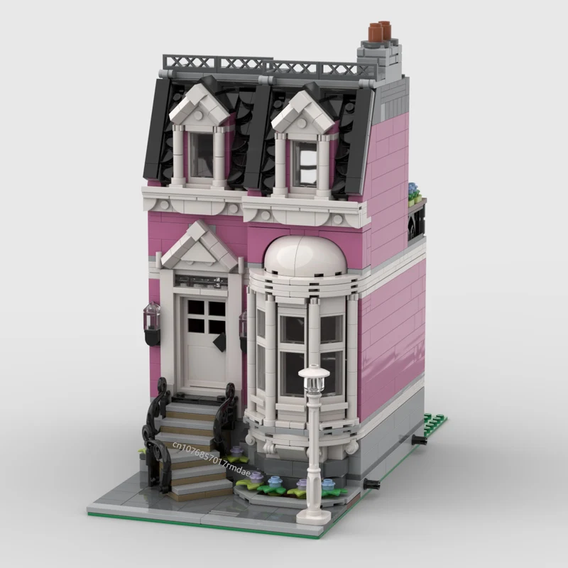 เมืองใหม่ร้อนขาย Street View Modular Town House อาคาร DIY ความคิดสร้างสรรค์ ChildrenToy ของขวัญวันเกิดบล็อก MOC-10270