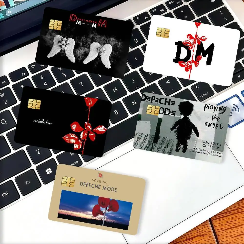 Band D-Depeche M-Mode Credit Card Decorative Card Stickers Suitable For Bank Cards Metro Transit Anti-scratch Gift 4PCS