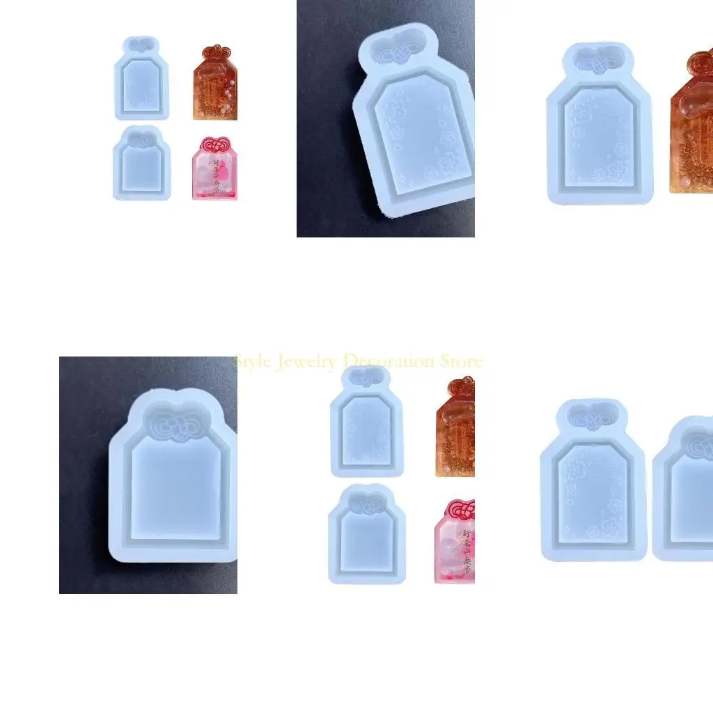 

D46E Resin Shaker Molds Silicone Resin Casting Molds Epoxy Molds for DIY Pendant Charms Jewelry Making Accessories