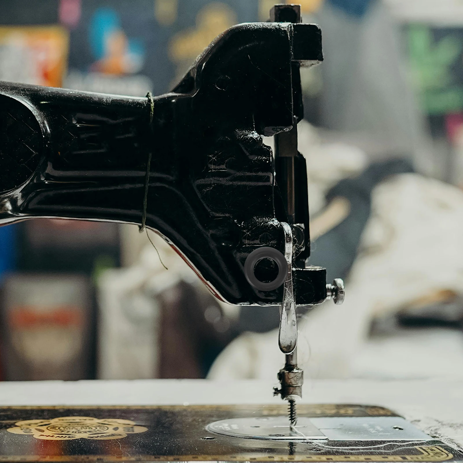 

10Pcs Bobbin Winder Rubber Ring for Sewing Machine Enhanced Color Durability Replacement Part Thread Backup Winder Supplies