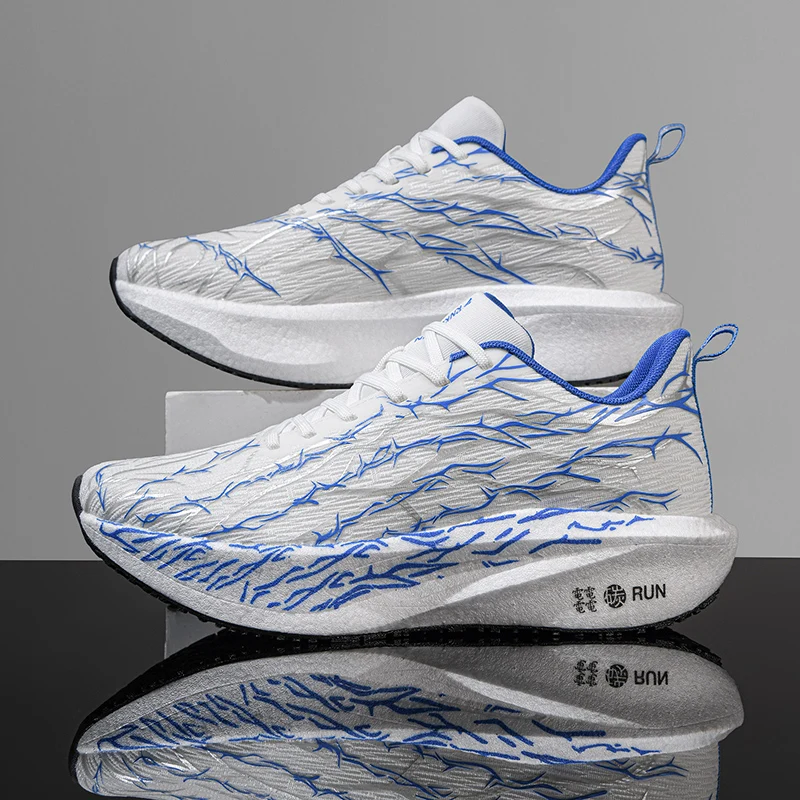 

Мужские кроссовки, новинка 2025, модные дышащие профессиональные удобные кроссовки на плоской подушке, повседневные теннисные туфли для мужчин