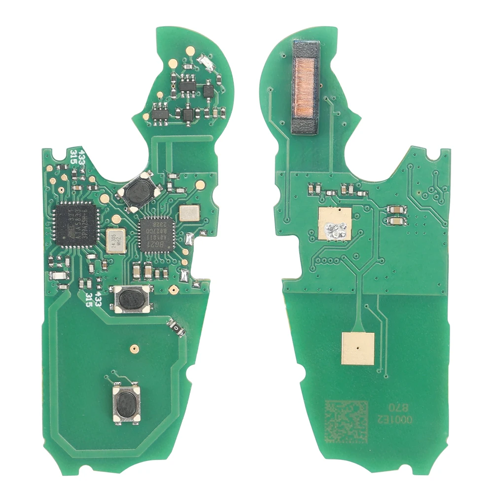 LIXiang FSK 315MHz 433MHz 868MHz 8E Chip For Audi A6 S6 Q7 2004-2015 IYZ 3314 4F0837220R 4F0837220M 4F0837220T Key Remote Fob