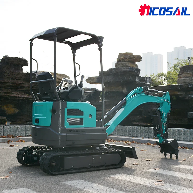 The Mini 1.8 Ton Digger Mini Micro Excavator Color Diverse Choose Mini Excavators Crawler Equipment