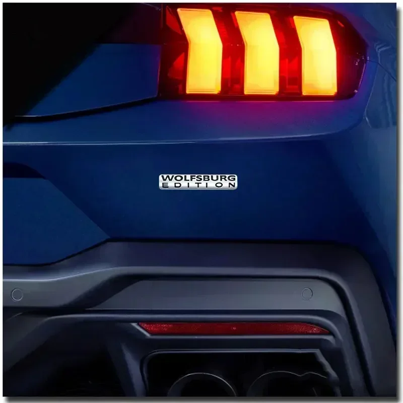ملصق شعار صندوق السيارة الخلفي من WOLFSBURG EDITION لسيارة Volkswagen VW Golf Passat Jetta Touareg Tiguan Polo CC ملصق شارة جسم السيارة #5