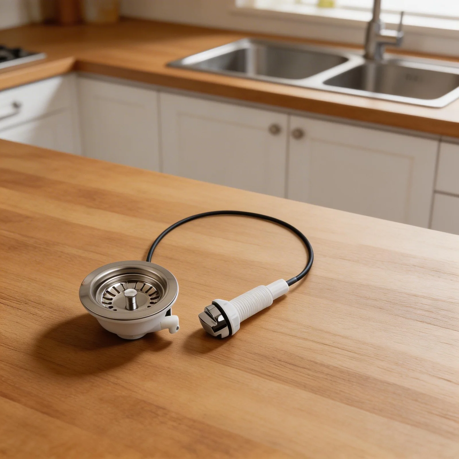 

Everyday Kitchen Use Sewer Filter Basket Cable Controller Thickened Stainless Steel Versatile Drainage Options