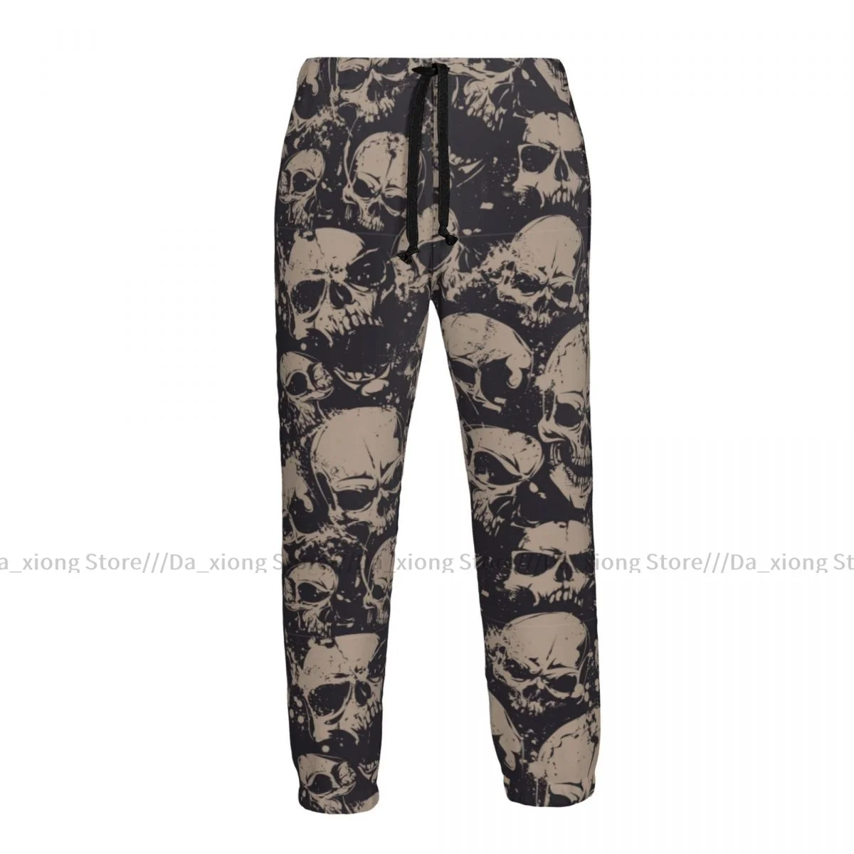 

Men Jogging Pants Streetwear Loose Casual Trouser Grunge Skulls Man Pants Sweatpants