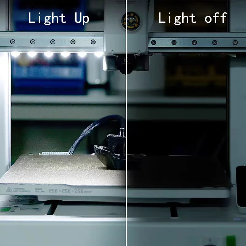 2-10pcs For Bambu Lab A1/A1mini Led Light Strip Ra95 Fill Light 24V White Light Super Bright Bambulab 3D Printer Accessories