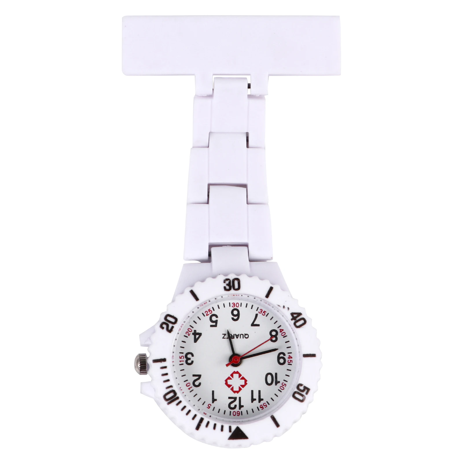 

Fashion Nurse Watch Women'S Operated Long Lasting Clear View Clip On Pendant For Hospital Staff Doctor Nursing