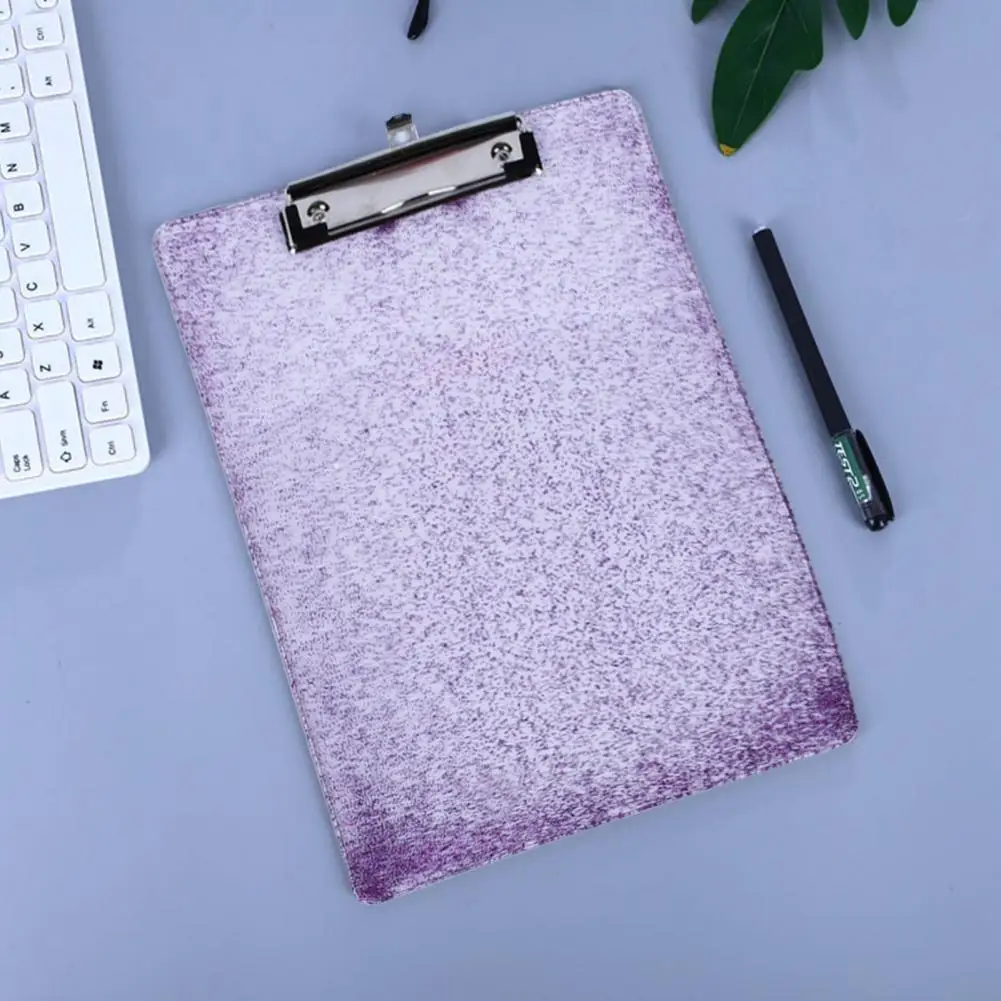 Portapapeles A4, soporte para menú, carpeta de archivos rectangular gruesa, tablero colgante, portapapeles de papel, Bloc de escritura, tabla portapapeles