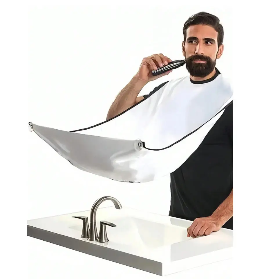 1PC  Hair Cutting Shaving Apron Waterproof Reusable BarberBeauty Salon Protective Cloak ForMen Women Adults Christmas Gift view 5