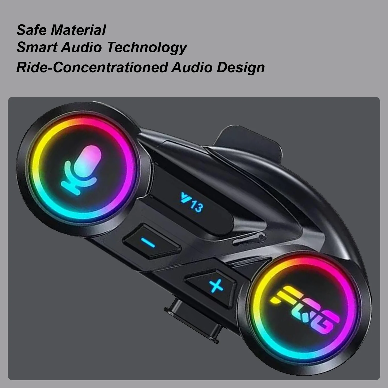 

Motorcycle Helmet Speaker Motorcycle Wireless Headphones For Helmet Earbuds Waterproof Noise Reduction For Skiing Racing