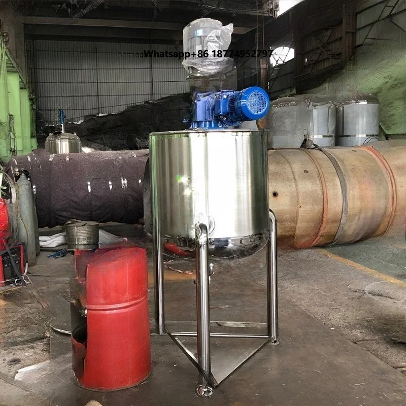 Stainless Steel 304 316L Scraper High Shear Homogenizer Emulsifier Mixing tank for Cream Cheese and Milk Mixer