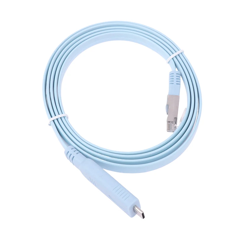 USB C 3.1 To RJ45 Console Cable FTDI Chip Serial Wire RS232 For Cisco Router RJ 45 Converter Switch Line Type-C Extension Cables