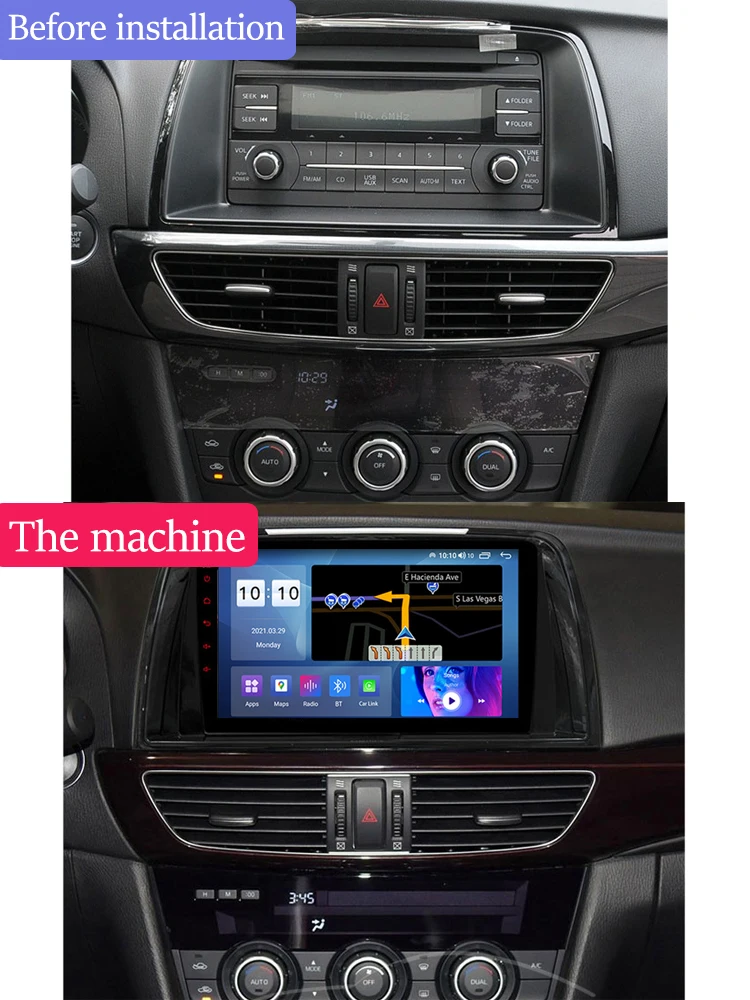 4G Octa-Core Android Autoradio Car Radio For Mazda Atenza 2012 - 2016 Multimedia Video Player Navi GPS Stereo Auto Carplay OBD