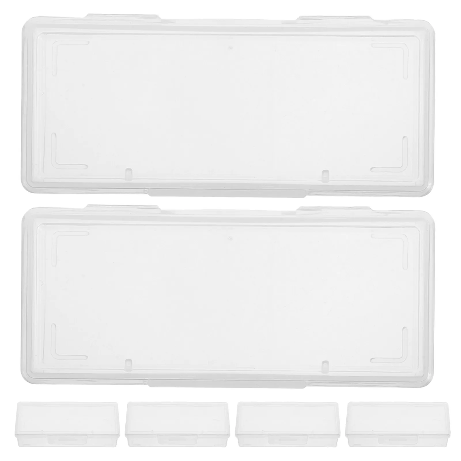 

Портативный компактный прозрачный органайзер для хранения украшений, пылезащитный контейнер для ватных палочек, дорожный пластиковый бокс