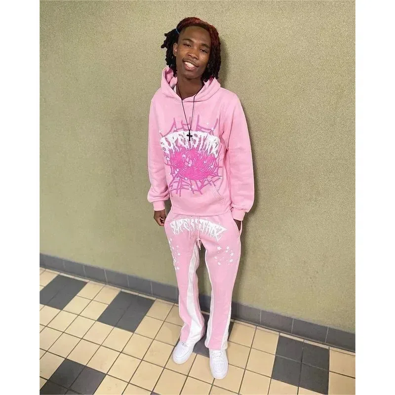 ❤ ❤ 2025 Sudadera con capucha con estampado de telaraña, creatividad estética, ropa Y2K, chaqueta para mujer, Top, Sudadera con capucha para hombre Punk, nuevo ★ ☆