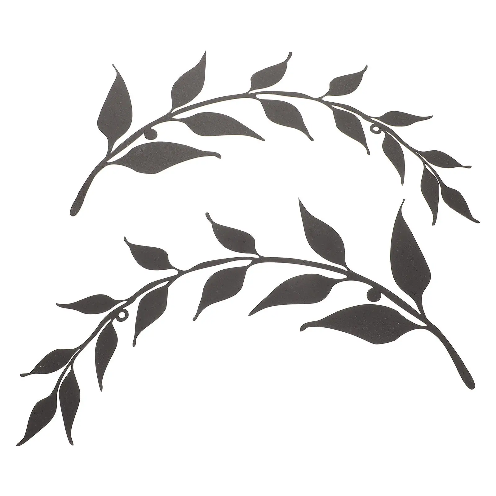 

2 шт. металлические подвески в виде листьев дерева для декора стен, украшение для гостиной, спальни, кухни, домашний декор