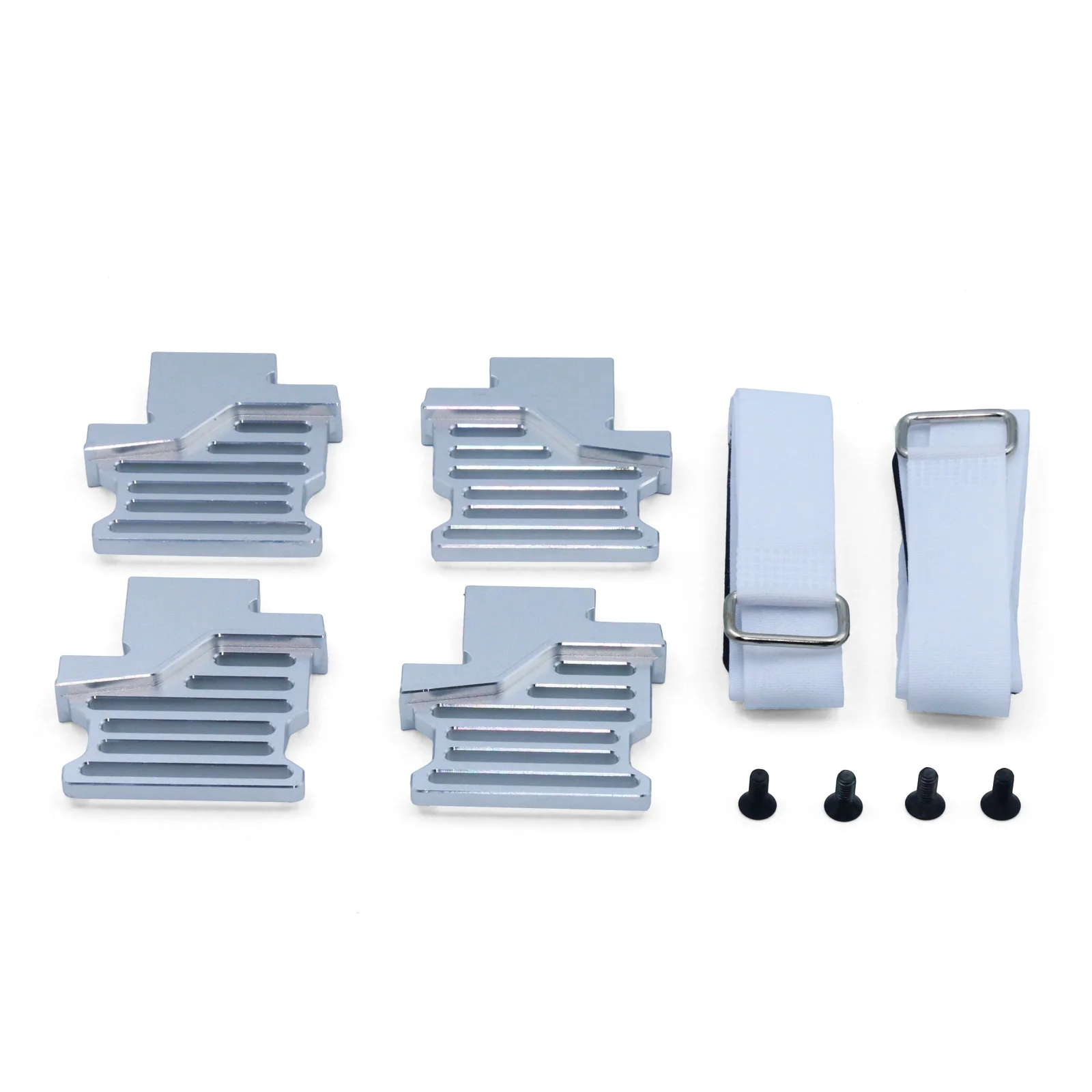 

Metal Battery Fixing Clip Set Suitable for Traxxas Xrt 8S 1/6 Remote Control Car Shock-Proof Anti-Slip Battery Bracket Strap Upgrade Accessories