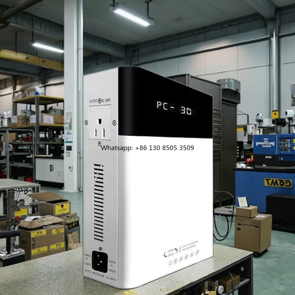 Transformer Manufacturers 2KVA Single Phase Power Transformer LCD Display 220v to 110v Converter for Air Conditioner