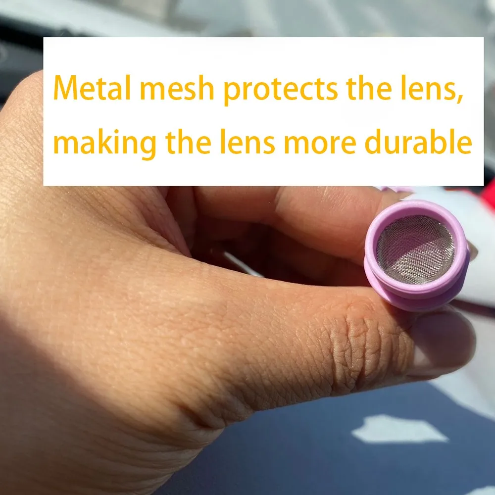 فوهة رأس لحام سيراميك محمولة بالليزر M16، فوهة سلكية AS-12 ماكينة لحام ألياف بصرية فوهة قطع الأسلاك المزدوجة 1.2