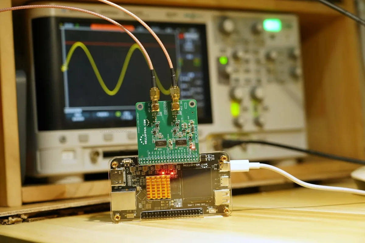 Dual high-speed AD ADC module 10-bit 50MSPS