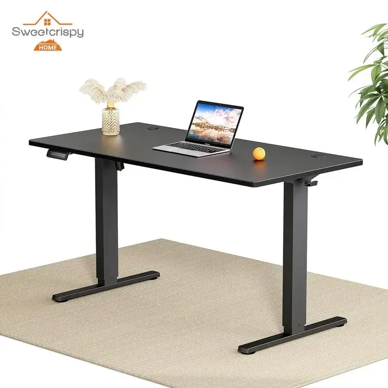 Home Furniture Electric Standing Desk , Ergonomic Height Adjustable Table with Memory Preset