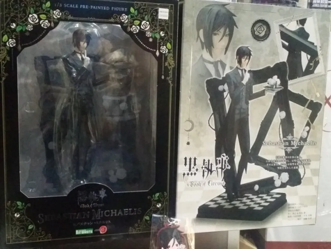 Black Butler Anime Figures Sebastian Michaelis Action Figures Kawaii Collectible Model Toy Room Ornaments Girls Surprise Gift