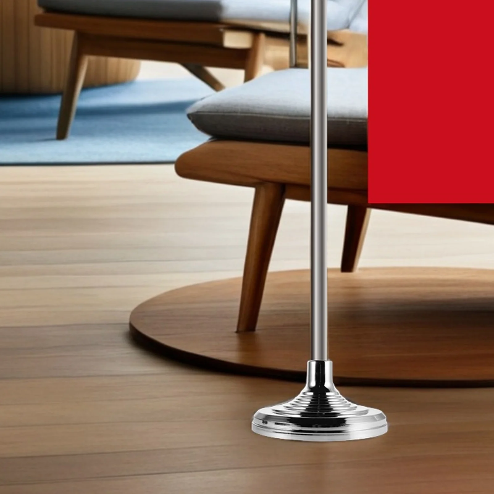 

Plastic Flagpole Base Gold Color Stable Flag Stand for Meeting Party Classroom Home Office Church Floor Holder Banner Flagpole