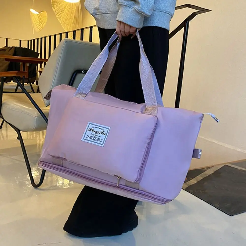 Swimming Bag Oxford Carry On Travel Bag Foldable Scalable Storage Handbag Waterproof Wet Dry Separation Travel Tote Bag Business