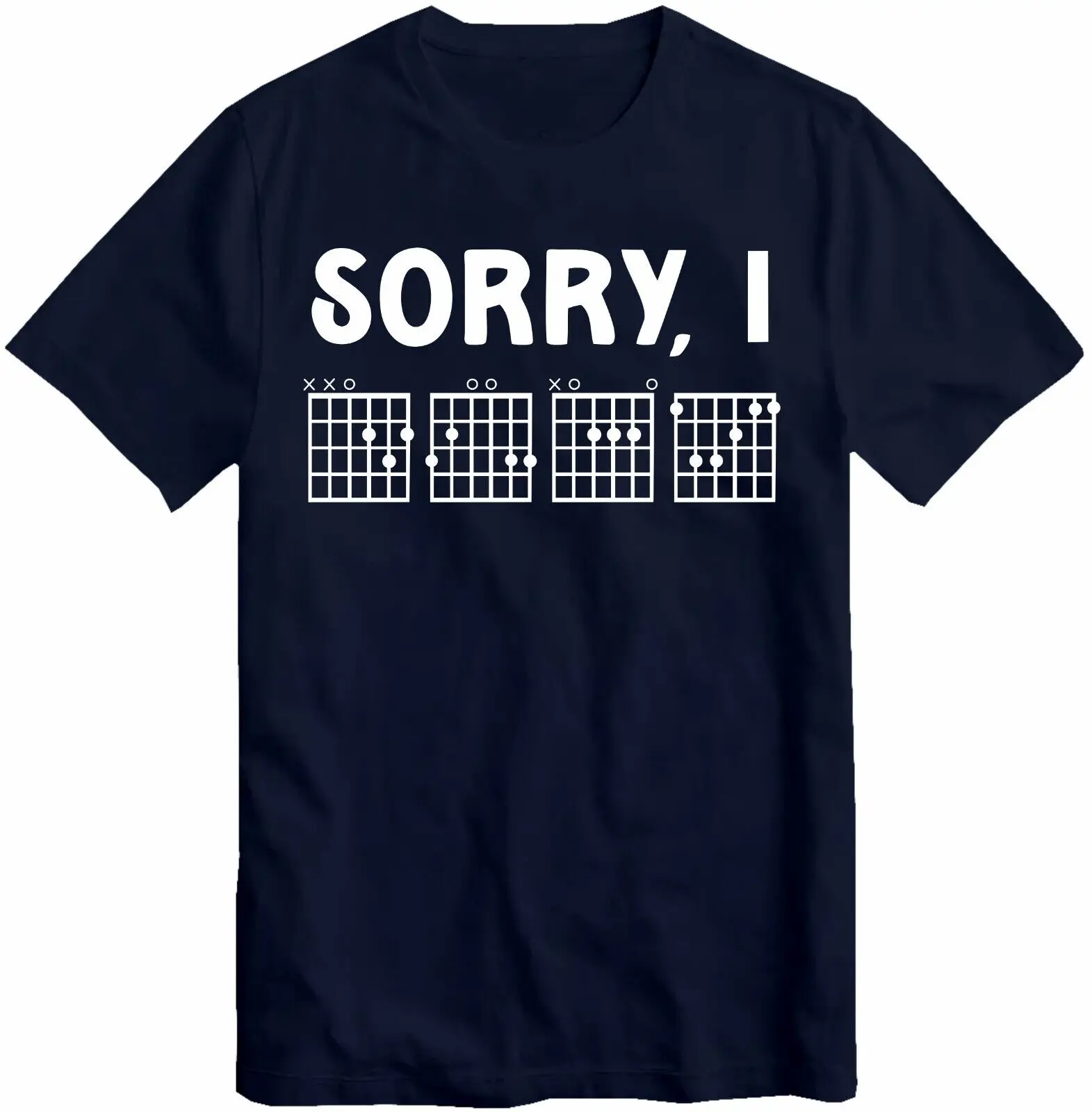 

Sorry I DGAF Funny Guitarist Guitar Guitar Chords Musian Joke Slogan T-Shirt