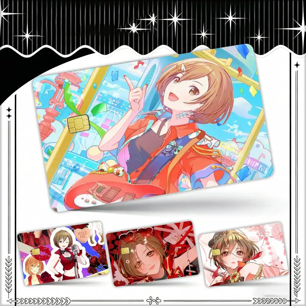 Virtual Idols MEIKO Waterproof Film Skin Cover Credit Card Stickers Debit Front Bank Bus Pass