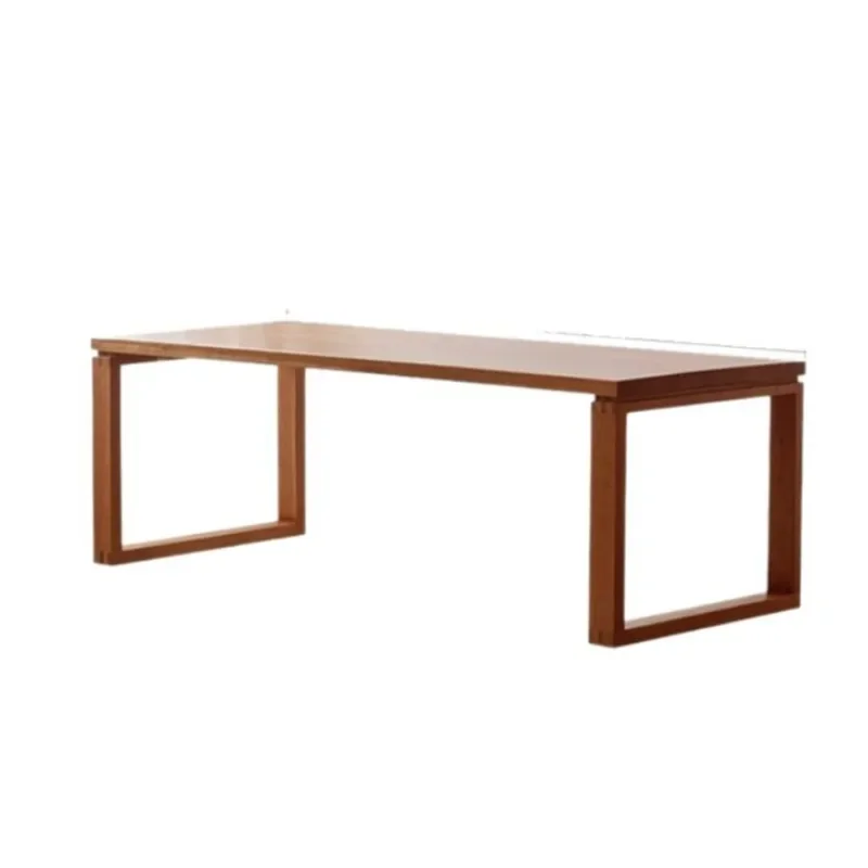 Multi-person large board dining table, living room long desk, workbench, solid wood study room