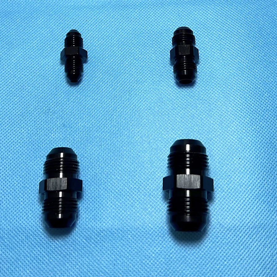 Aluminum AN4 AN6 AN8 AN10 Male to Male  Straight Fuel Oil Fitting Adapter