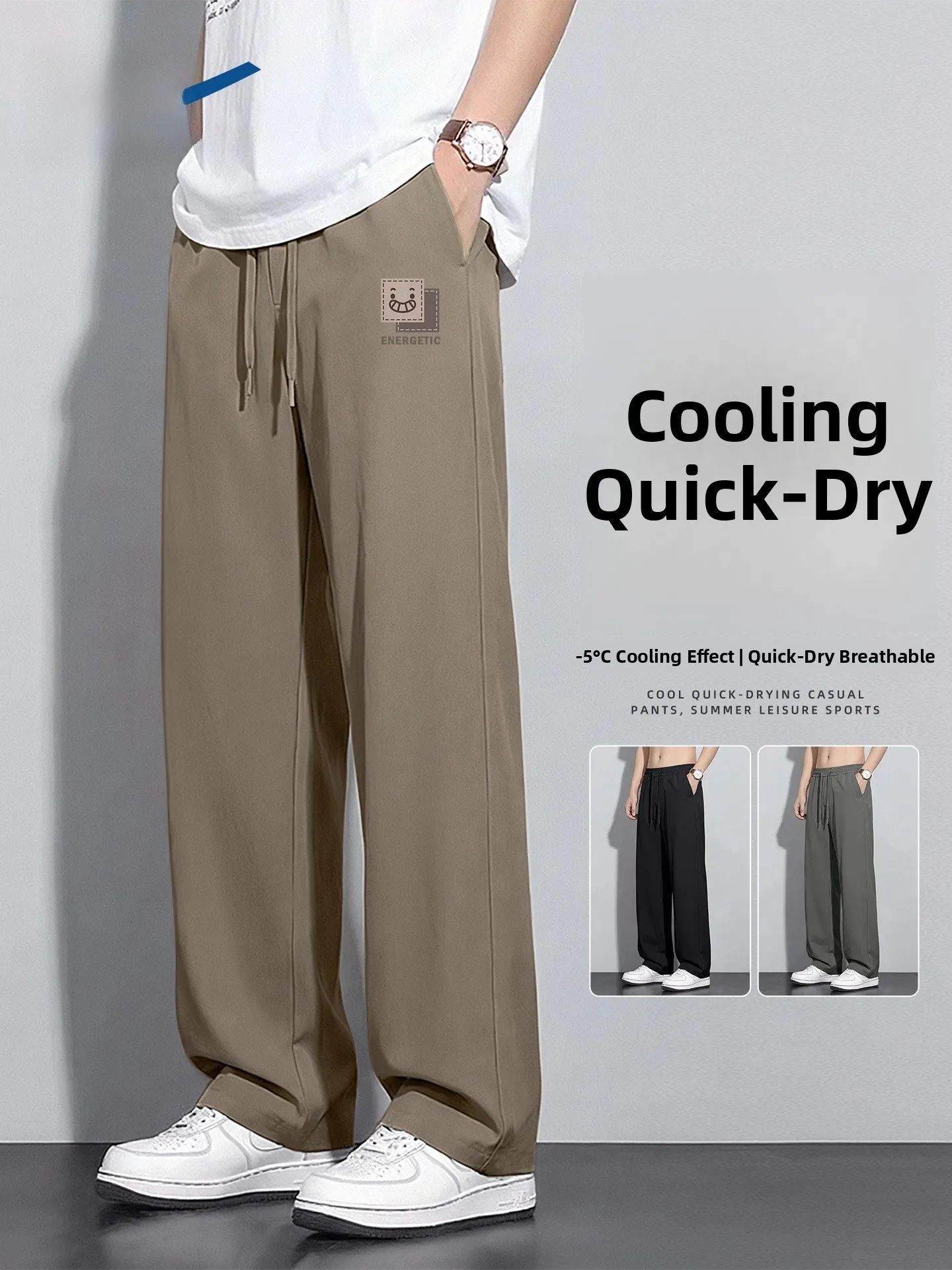 

Мужские летние спортивные брюки Warrior, легкие, быстросохнущие, прямого кроя, повседневные, дышащие, удобные, для бега