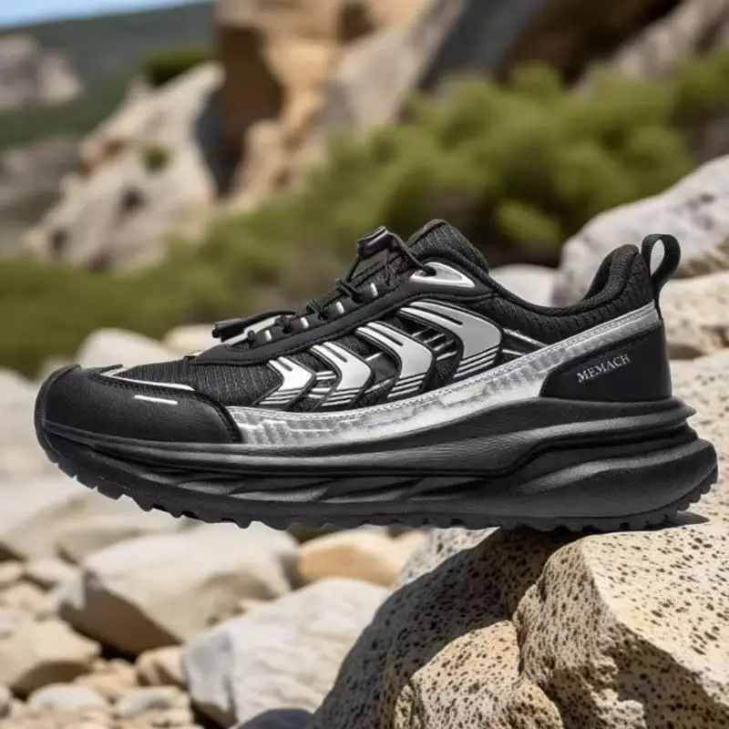Unisex Versatile Fashion Sneakers Outdoor Hiking Shoes Lightweight Shockproof Men's Shoes Walking Shoes Soft And Comfortable