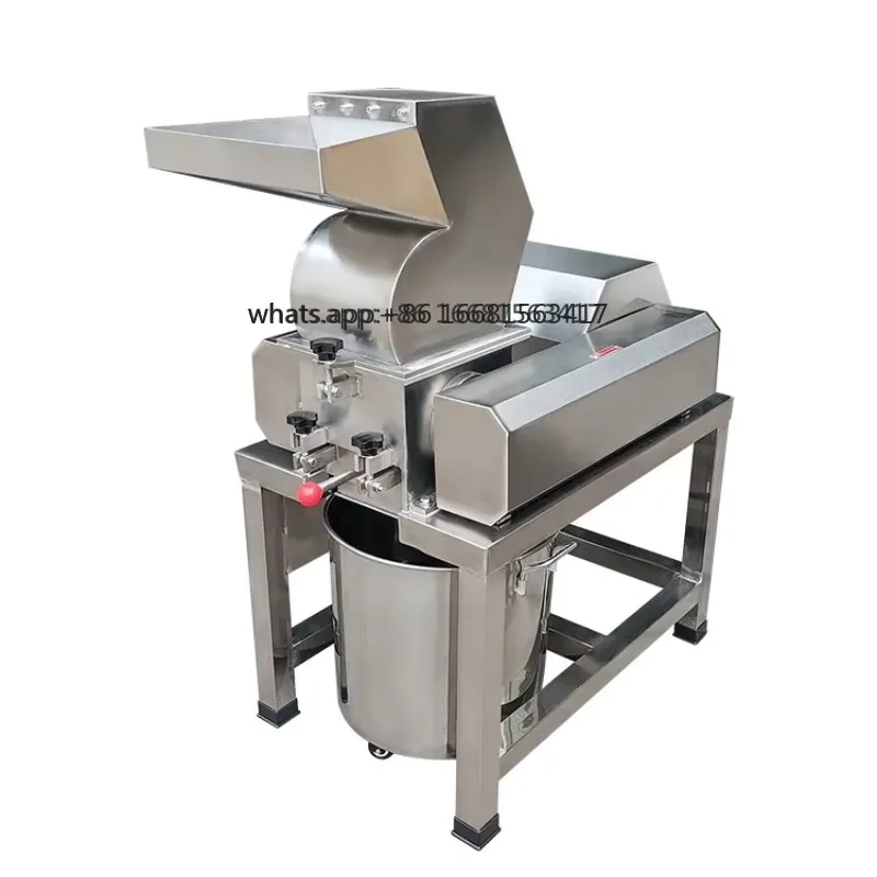 Factory Direct SalesSS 304 Food Grade 3.3kW 220/380V High Efficiency Crushing Chemical Plastic Cinnamon Star Anise Spice Plant C