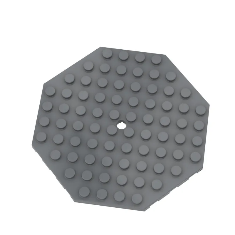 1Pc MOC Parts 889523 Plate Special 10 x 10 Octagonal with Hole Compatible Brick DIY Assmble Building Block Particle Kid Toy