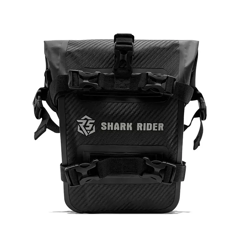 Multi functional riding bag with motorcycle bumper edge protection, large capacity PVC backpack, waterproof shoulder bag