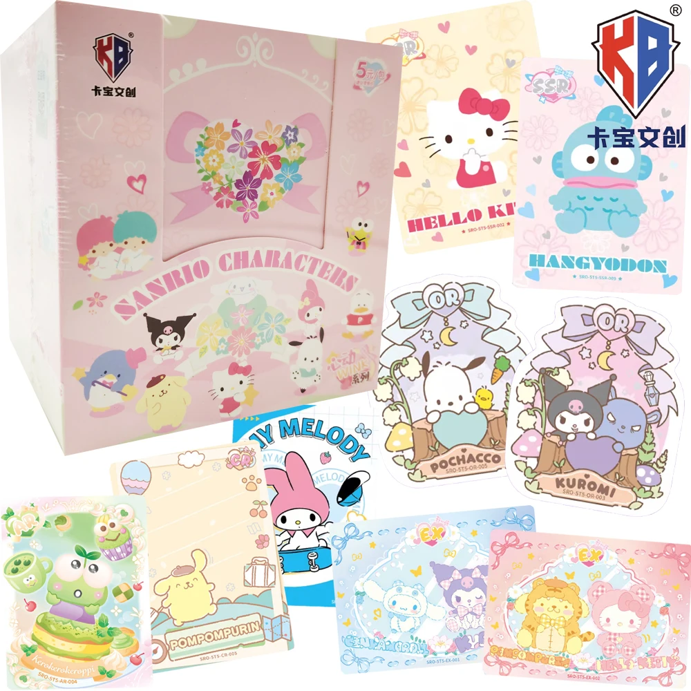 

New Genuine Kabao Sanrio Collection Cards Anime Precious and Lovely Wishful Storage Special-shaped Cards Kids Christmas Gifts