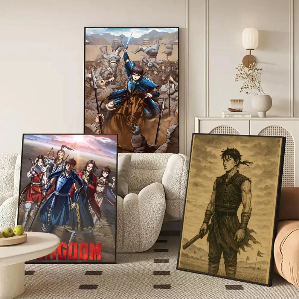 K-Kingdom ANIME Poster Self-adhesive Art Waterproof Paper Sticker Coffee House Wall Decor