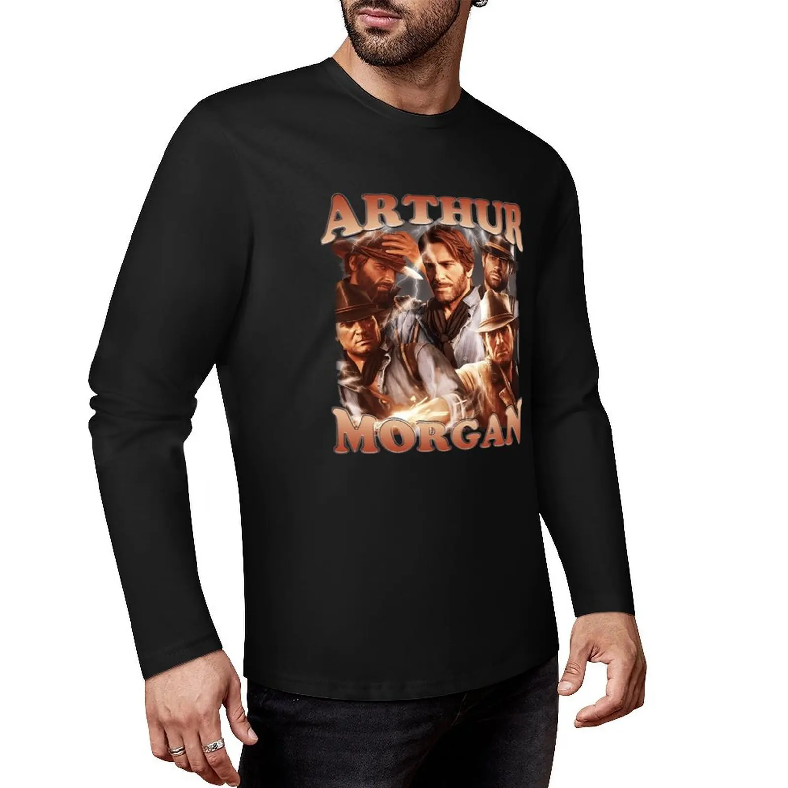 Arthur Morgan Red Dead Redemption Long T-Shirt t-shirts man anime clothes t shirt for men