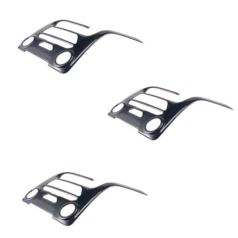 

3X накладки из углеродного волокна на панель центральной консоли для Ford Ranger/Everest 2015-2021, аксессуары