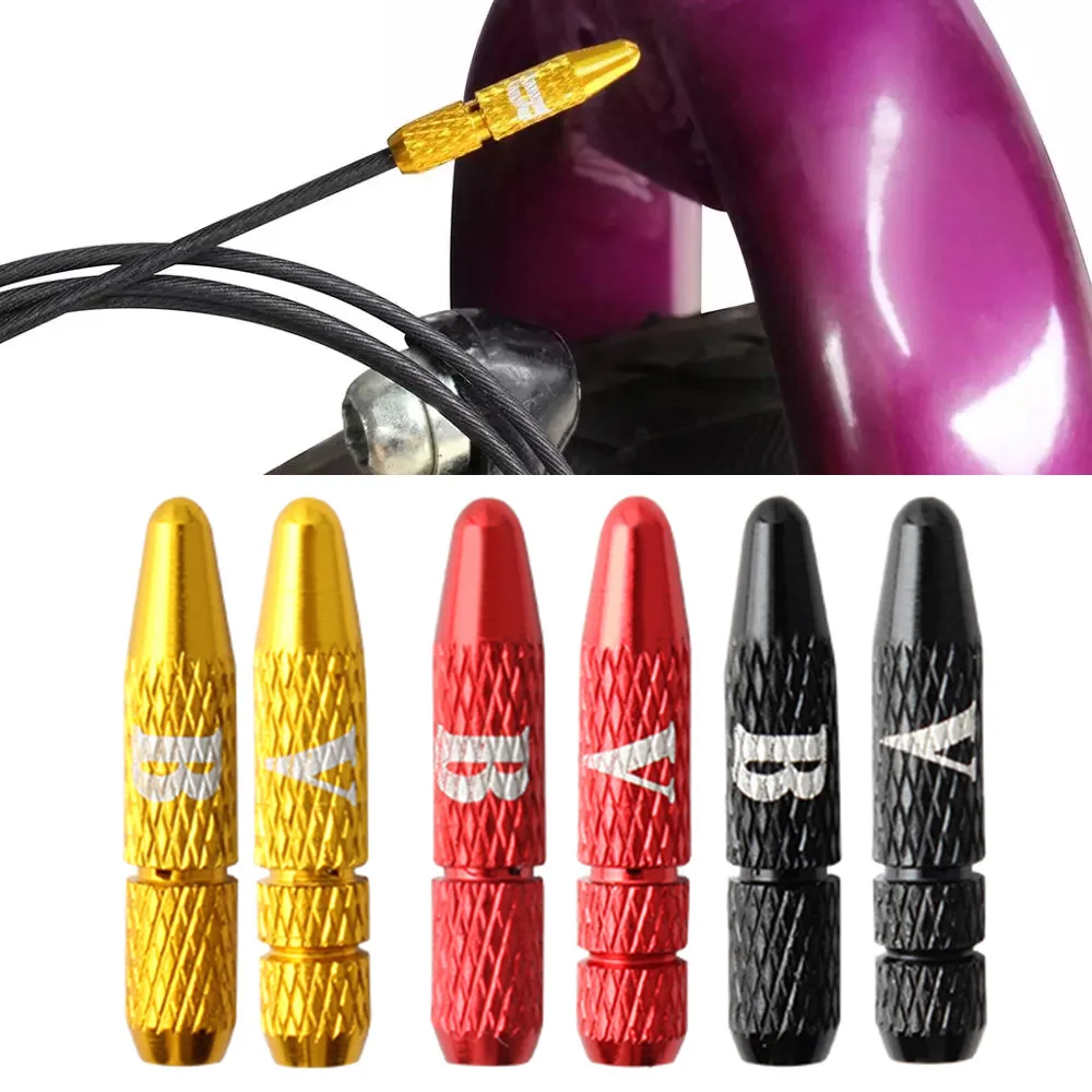 Ultra-light Aluminum Alloy Cycling Accessories Brake Line Cap Shifter Line Cap Cable Core Cap Cord End Covers Cable Tail Cap