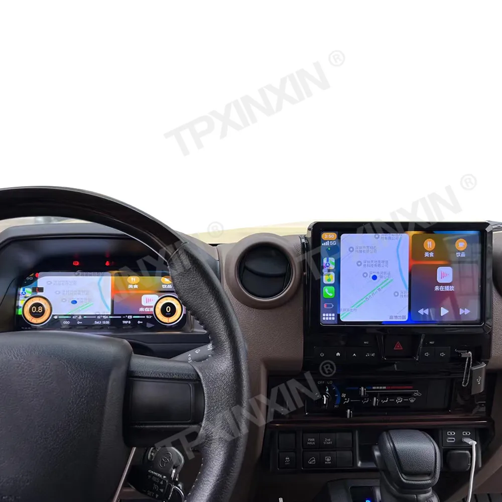 12.3inch LCD Dash Panel For Toyota LC 70 75 76 78 79 2005-2024 Car Virtual Cockpit Digital Cluster Instrument Speedometer screen